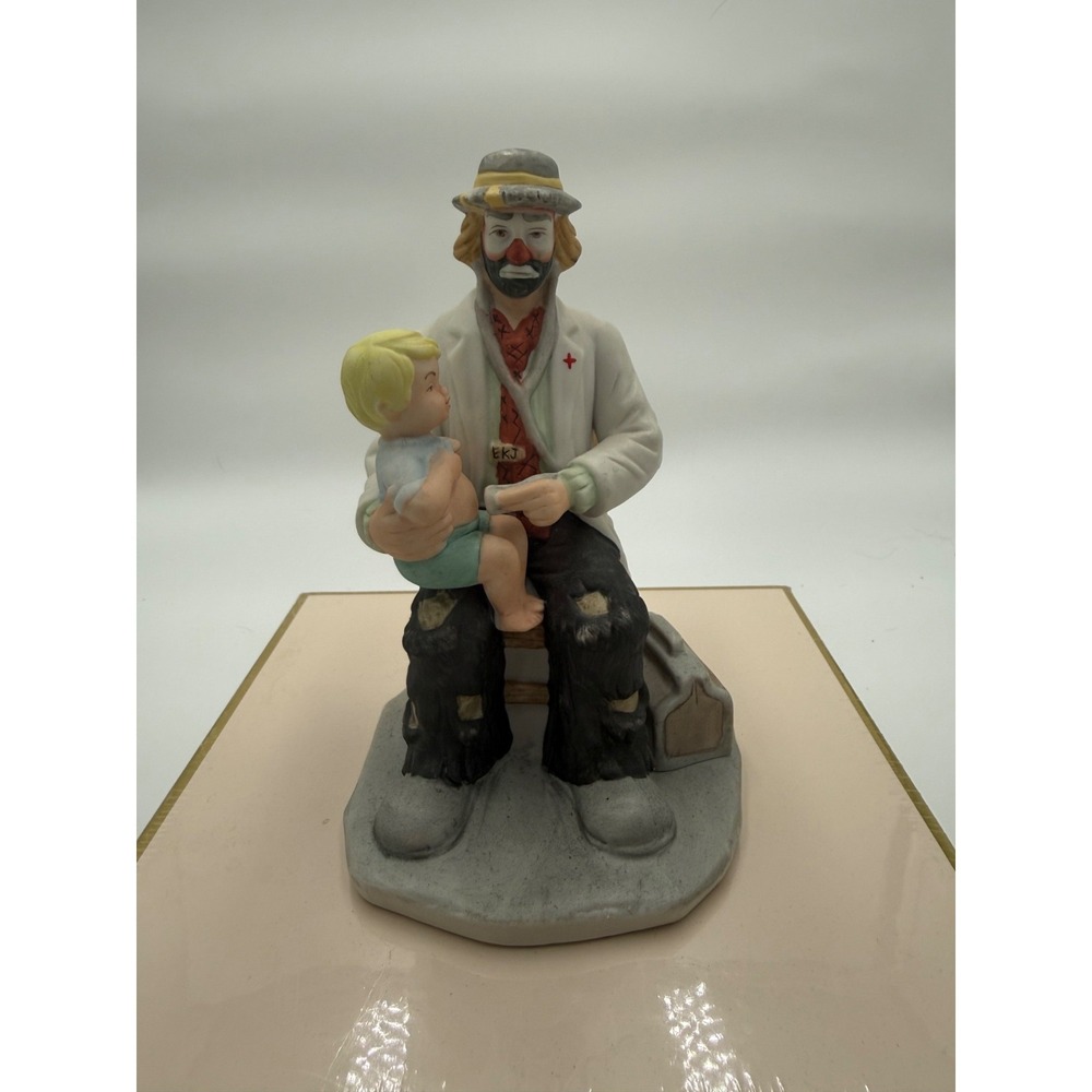 Flambro Emmett Kelly Jr "DOCTOR" Porcelain Figurine‎ ~ 7" Tall